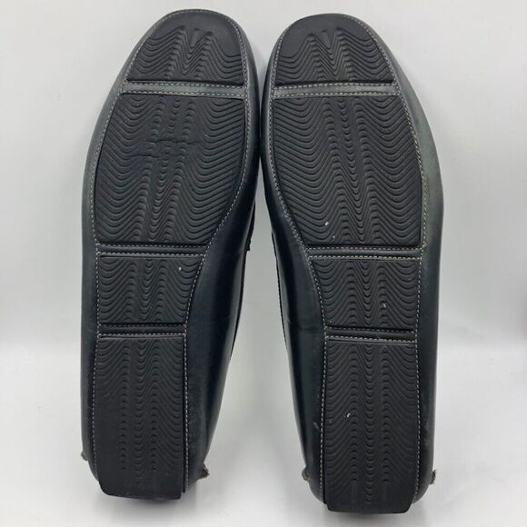Peter Millar Men\'s Black Leather Slip On Loafers Driving Shoes Size 11.5M Brazil main image 7